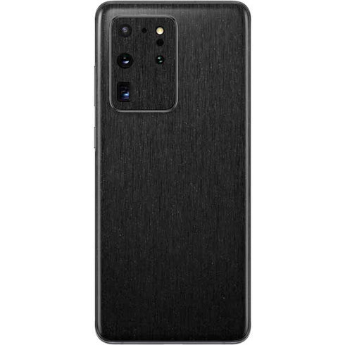 Specialty Vinyl Black Brushed Steel Texture Galaxy S20 Ultra 5G Skin