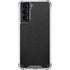 Specialty Vinyl Black Brushed Steel Texture Galaxy S21 5G Clear Case