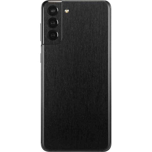 Specialty Vinyl Black Brushed Steel Texture Galaxy S21 Plus 5G Skin