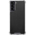 Specialty Vinyl Black Brushed Steel Texture Galaxy S22 Clear Case