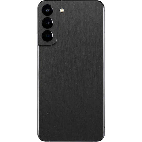Specialty Vinyl Black Brushed Steel Texture Galaxy S22 Plus Skin