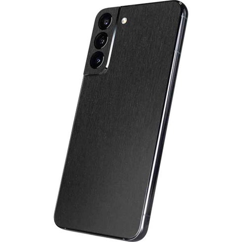 Specialty Vinyl Black Brushed Steel Texture Galaxy S22 Plus Skin