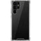 Specialty Vinyl Black Brushed Steel Texture Galaxy S22 Ultra Clear Case
