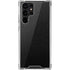 Specialty Vinyl Black Brushed Steel Texture Galaxy S22 Ultra Clear Case