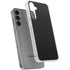 Specialty Vinyl Black Brushed Steel Texture Galaxy S24 Plus Clear Case