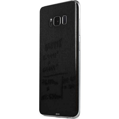 Specialty Vinyl Black Brushed Steel Texture Galaxy S8 Skin