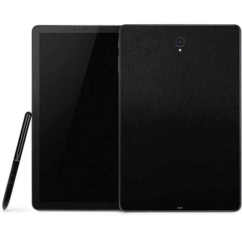 Specialty Vinyl Black Brushed Steel Texture Samsung Galaxy Tab Skin