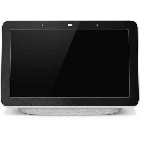 Specialty Vinyl Black Brushed Steel Texture Google Home Hub Skin