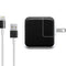 Specialty Vinyl Black Brushed Steel Texture iPad Charger (10W USB) Skin