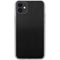 Black Brushed Steel Texture iPhone 11 Clear Case