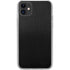 Black Brushed Steel Texture iPhone 11 Clear Case
