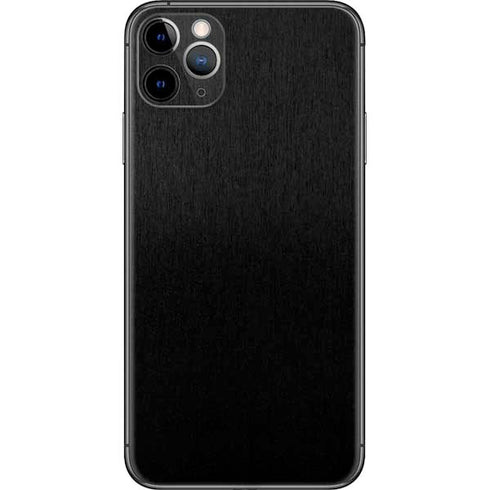 Specialty Vinyl Black Brushed Steel Texture iPhone 11 Pro Max Skin