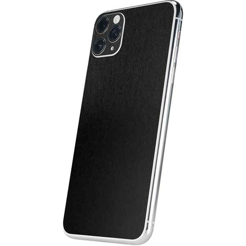 Specialty Vinyl Black Brushed Steel Texture iPhone 11 Pro Max Skin