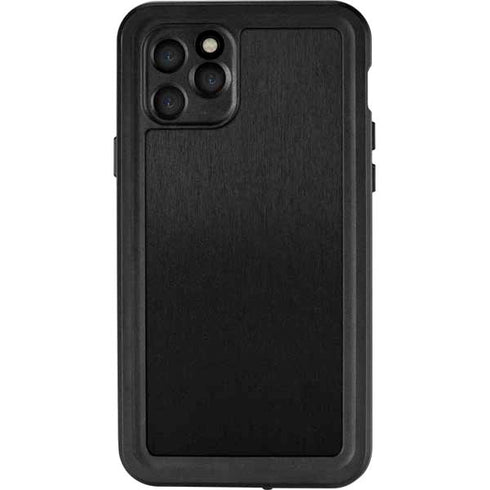 Specialty Vinyl Black Brushed Steel Texture iPhone 11 Pro Waterproof Case