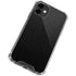 Specialty Vinyl Black Brushed Steel Texture iPhone 12 Clear Case