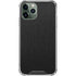 Specialty Vinyl Black Brushed Steel Texture iPhone 12 Pro Clear Case