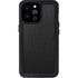 Specialty Vinyl Black Brushed Steel Texture iPhone 14 Pro Max Waterproof Case