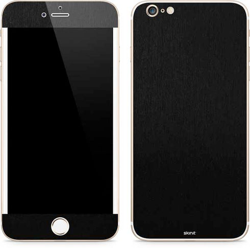 Specialty Vinyl Black Brushed Steel Texture iPhone 6/6s Plus Skin