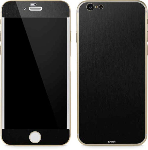 Specialty Vinyl Black Brushed Steel Texture iPhone 6/6s Skin