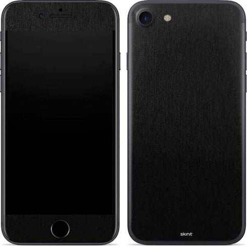 Specialty Vinyl Black Brushed Steel Texture iPhone 7 Skin