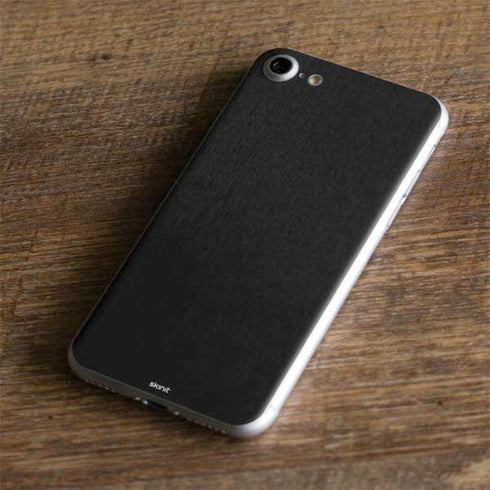 Black Brushed Steel Texture iPhone 8 Skin
