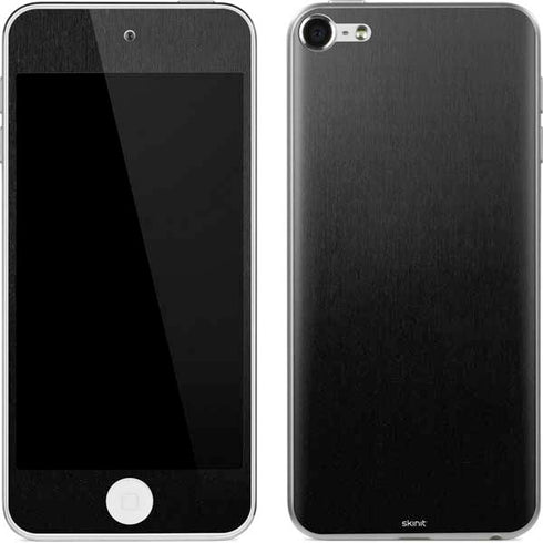 Specialty Vinyl Black Brushed Steel Texture Apple iPod Skin