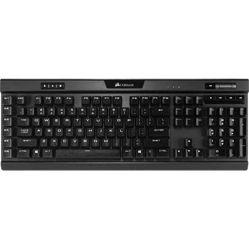 Specialty Vinyl Black Brushed Steel Texture K95 RGB PLATINUM Mechanical Gaming Keyboard Skin