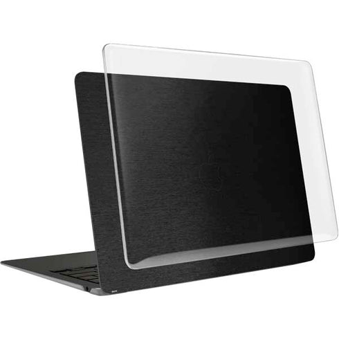 Black Brushed Steel Texture MacBook Air 13in M1 (2021) Case plus Skin