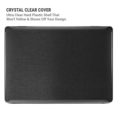Black Brushed Steel Texture MacBook Air 13in M1 (2021) Case plus Skin