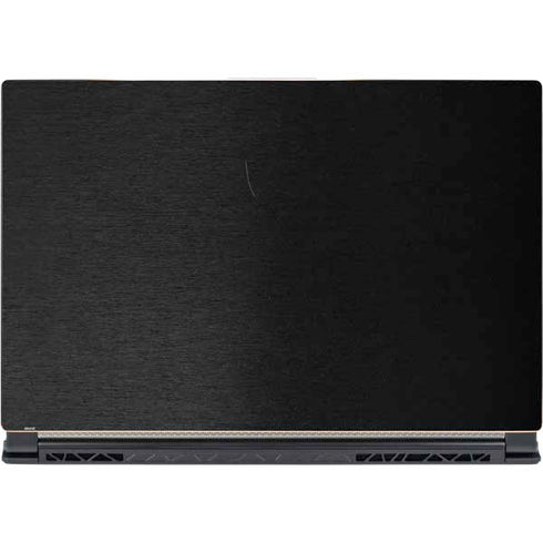 Specialty Vinyl Black Brushed Steel Texture MSI GS65 Stealth Laptop Skin