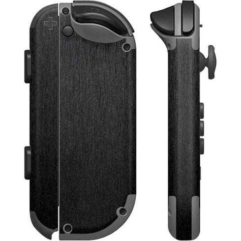 Specialty Vinyl Black Brushed Steel Texture Nintendo Joy-Con (L/R) Controller Skin