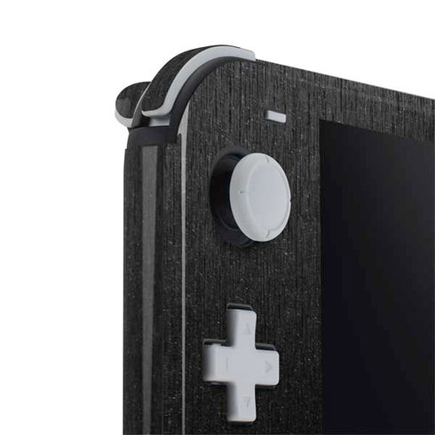 Specialty Vinyl Black Brushed Steel Texture Nintendo Switch Lite Skin
