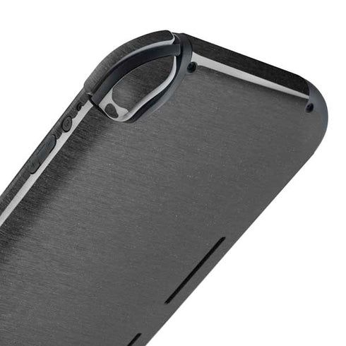 Specialty Vinyl Black Brushed Steel Texture Nintendo Switch Lite Skin