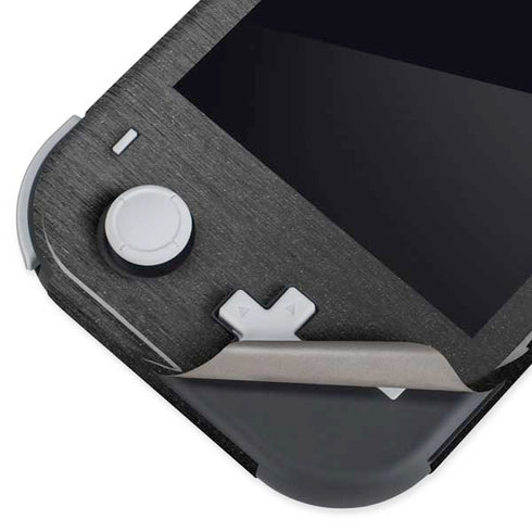 Specialty Vinyl Black Brushed Steel Texture Nintendo Switch Lite Skin