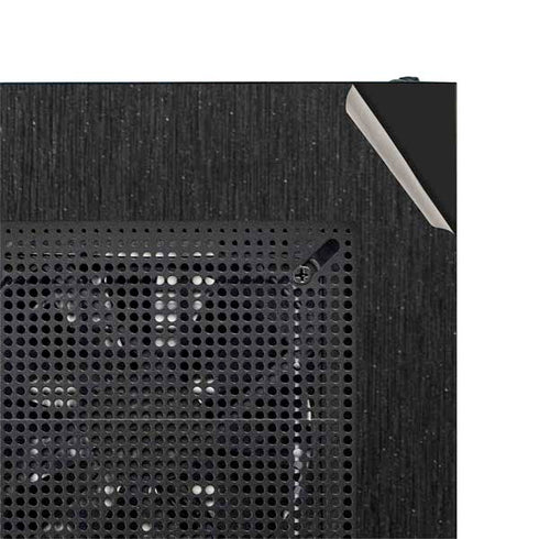 Specialty Vinyl Black Brushed Steel Texture NZXT H510 Compact ATX Mid-Tower Case Skin