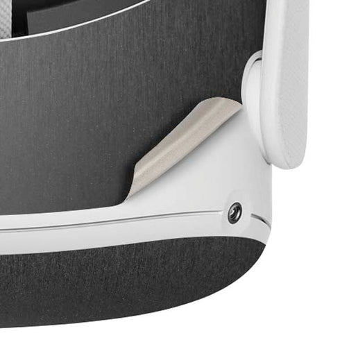 Specialty Vinyl Black Brushed Steel Texture Oculus Quest 2 Skin