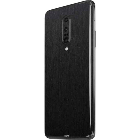 Specialty Vinyl Black Brushed Steel Texture OnePlus 7 Pro Skin