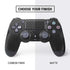 Specialty Vinyl Black Brushed Steel Texture PS4 Controller Skin