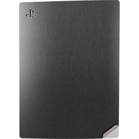 Specialty Vinyl Black Brushed Steel Texture PS5 Digital Edition Console Skin