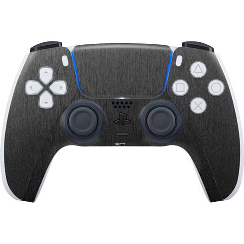 Specialty Vinyl Black Brushed Steel Texture PS5 Controller Skin