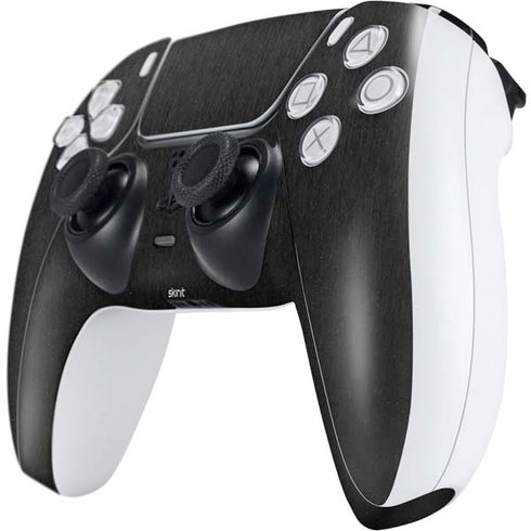 Specialty Vinyl Black Brushed Steel Texture PS5 Controller Skin