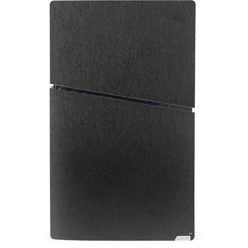 Specialty Vinyl Black Brushed Steel Texture PS5 Slim Digital Edition Bundle Skin