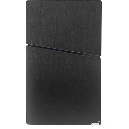 Specialty Vinyl Black Brushed Steel Texture PS5 Slim Digital Edition Console Skin