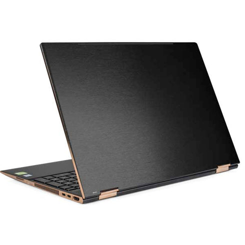 Black Brushed Steel Texture HP Spectre Skin