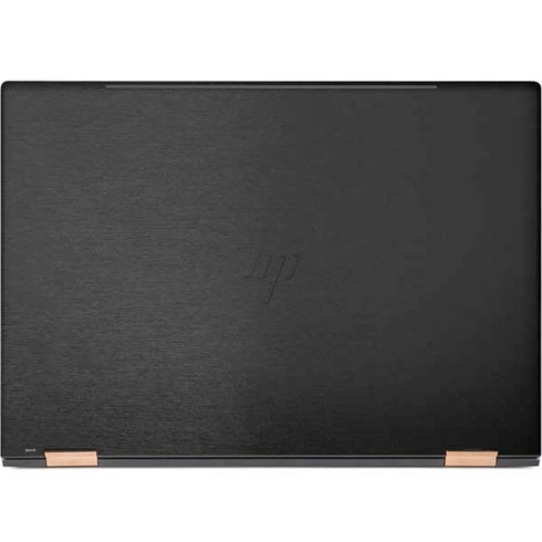 Black Brushed Steel Texture HP Spectre Skin