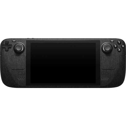 Specialty Vinyl Black Brushed Steel Texture Steam Deck Handheld Gaming Computer Skin