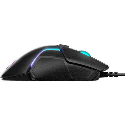 Specialty Vinyl Black Brushed Steel Texture SteelSeries Rival 600 Gaming Mouse Skin