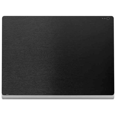 Specialty Vinyl Black Brushed Steel Texture Surface Book 2 13.5in Skin
