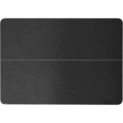 Specialty Vinyl Black Brushed Steel Texture Surface Laptop Studio Skin