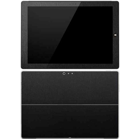 Specialty Vinyl Black Brushed Steel Texture Surface Pro 3 Skin